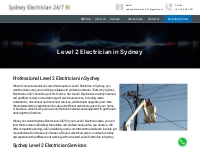 Level 2 electricians in Sydney
