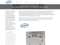 FES-301E european round type energy saving switches   FOX TECH