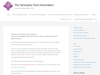 - The Tarosophy Tarot Association