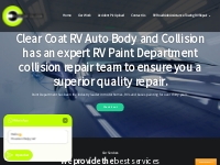 - Clear coat collision repair sevice