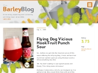 Flying Dog Vicious Hook Fruit Punch Sour - The Barley Blog The Barley 
