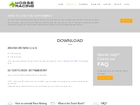   	Free download sofwate to use the horse racing tipping service and f