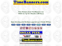 Up to 6 Months of Worldwide Banner Promotion for Free! Time Banners