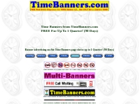 Up to 3 Months of Worldwide Banner Promotion for Free! Time Banners