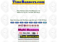Up to 1 YEAR of Worldwide Banner Promotion for FREE! Time Banners