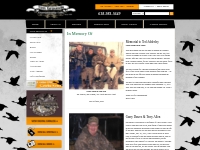 In Memory of Our Friends, Goose Calls and Duck Calls by Tim Grounds an
