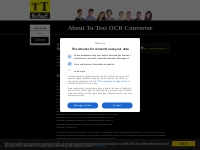 To-Text Converter About OCR Text Extractor
