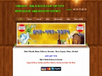 TORONTO - DIAL A BOTTLE 647-447-7374 Beer Liquor Wine Delivery Service