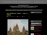  THE PRAMBANAN TEMPLE = USD$ 25 / PERSON | Toulous Tour   Travel