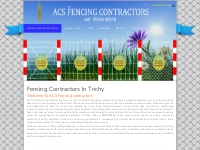 Fencing Contractors In Trichy | ACS Fencing
