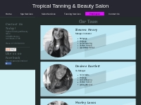 Tropical Tanning and Beauty Salon - Employees