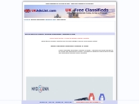 Free Classifieds at UKAdsList.com - View Item Content by ID 9251240