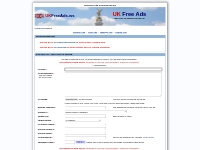 Post Free Ads at UKFreeAds.ws