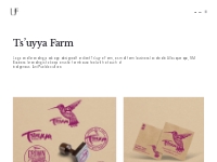 Ts uyya Farm   Graphic Design • Logo Design • Branding • Photography