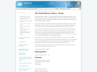 The United Nations Library–Vienna