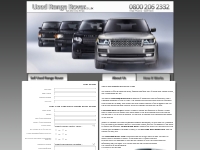 Used Range Rover | Sell Used Range Rover | We buy any used Range Rover