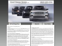 Used Range Rover | Privacy Policy for Sell used Range Rover