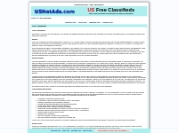 USNetAds.com - User Agreement
