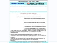 Free Classifieds at USNetAds.com - View Item Content by ID 132238858
