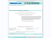 Free Classifieds at USNetAds.com - View Item Content by ID 132444643