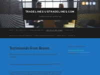 Testimonials From Buyers - Tradelines USTradelines.com