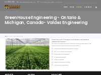 GreenHouse Engineering - Ontario   Michigan, Canada- Valdez Engineerin
