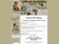 Ventura CCW Training - VenturaCCW.com Ventura County Concealed Carry W