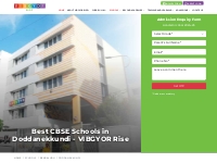 Best CBSE Schools in Doddanekkundi for your kids | VIBGYOR Rise