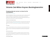 Victoria Cab Milton Keynes Buckinghamshire