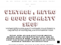 VINTAGE RETRO AND GOOD QUALITY ONLINE SHOP FOR BRIGHTON SUSSEX