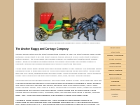 Anchor Buggy and Carriage Co. - model carriages