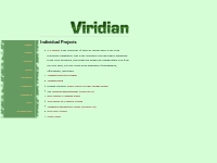 Viridian Individual Projects