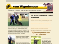 von Wyndmoor Breeders - A World of Difference