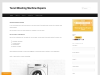  Yeovil Washing Machine Repairs