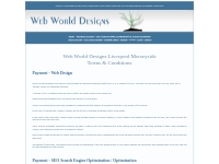 Web World Designs Merseyside Organic SEO & Web Design - Terms