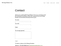 Contact   We Design Websites 4 You