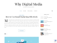 Why Digital Media - A blog about seo, design and marketing