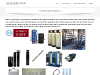 Commercial-Industrial   Commercial Water Systems