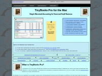 TinyBooks Pro: Ultra-Simple Macintosh Accounting and Bookkeeping Softw