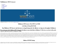 Tallahassee DUI Lawyer | First DUI Cost 32304