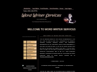 Word Writer Services - Your Professional Online Ghost writing and Essa
