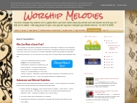  Worship Melodies: Guest Guidelines