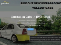 Outstation Cabs in Hyderabad- Call @40 46464646-Your guide to book Out