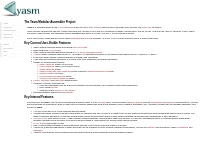 The Yasm Modular Assembler Project