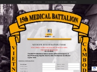   	15th Medical Battalion Association Reunion Registration Form