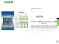 line sizing calculation :3D LABS