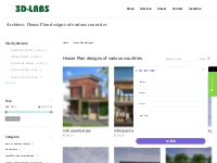 House Plan designs of various countries   3D-LABS