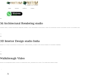 3D Architectural Rendering Services, Animation Studio, Designer India