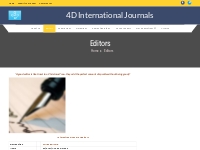 Editors - 4D International Journal