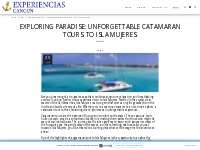 Exploring Paradise: Unforgettable Catamaran Tours to Isla Mujeres - Ex